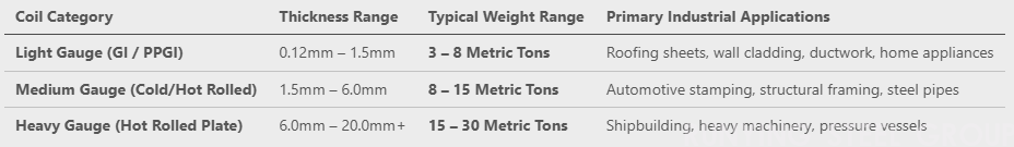 Why Are Steel Coils So Heavy? Density, Calculation Formula & Weight Chart(图4)
